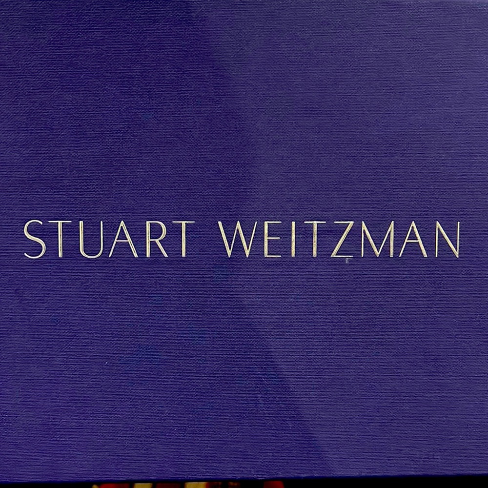 Stuart Weitzman, Strong Swoon, Black Suede Platform Pumps, M 7.0, Mint Condition